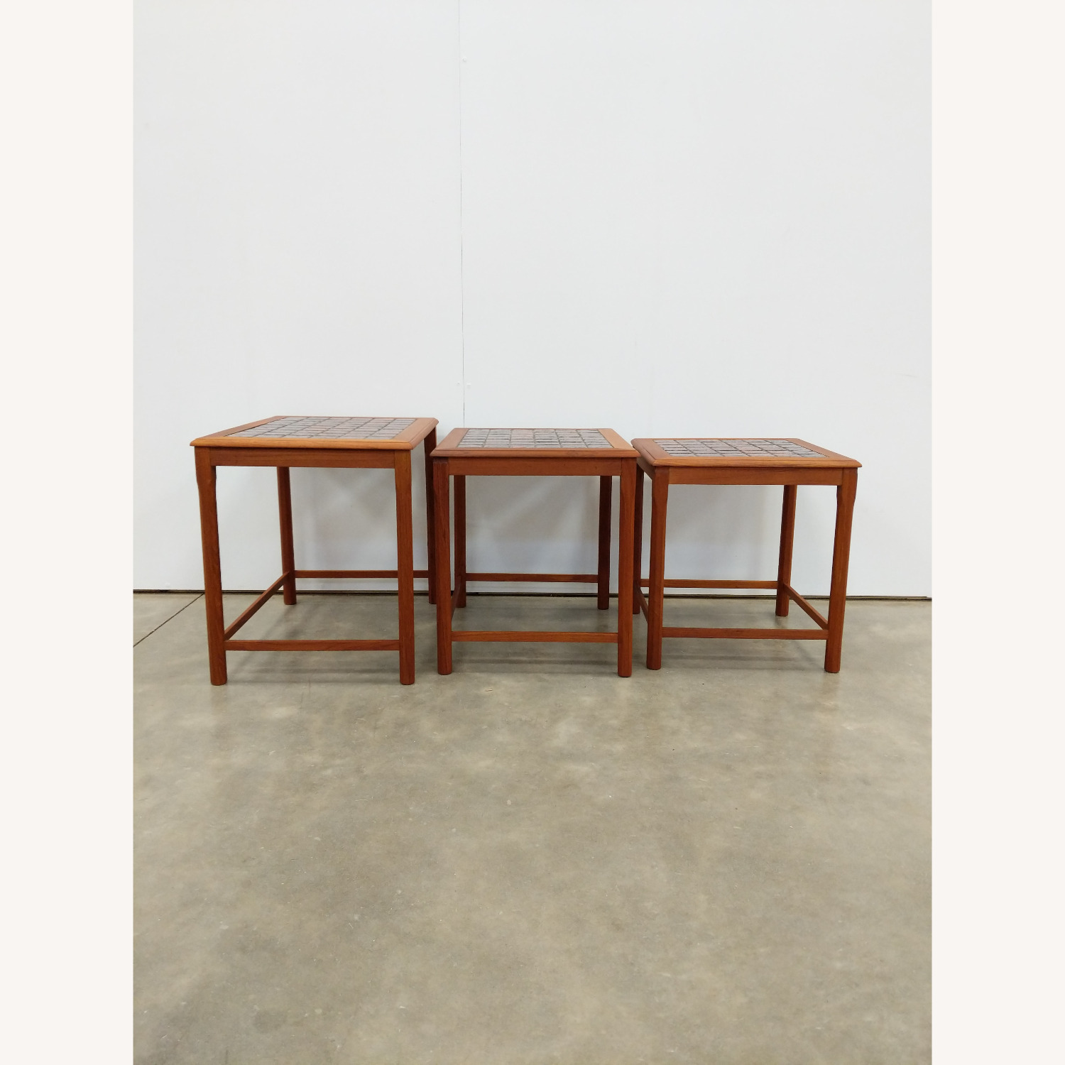 Set of Vintage Danish Modern Teak Nesting Tables - image-2