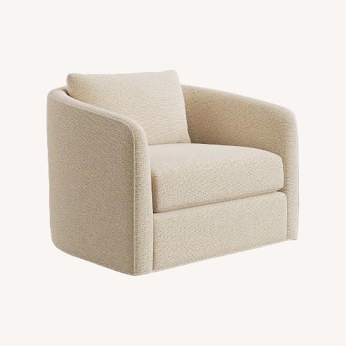Used Pottery Barn Remmy Swivel Accent Chairs for sale on AptDeco