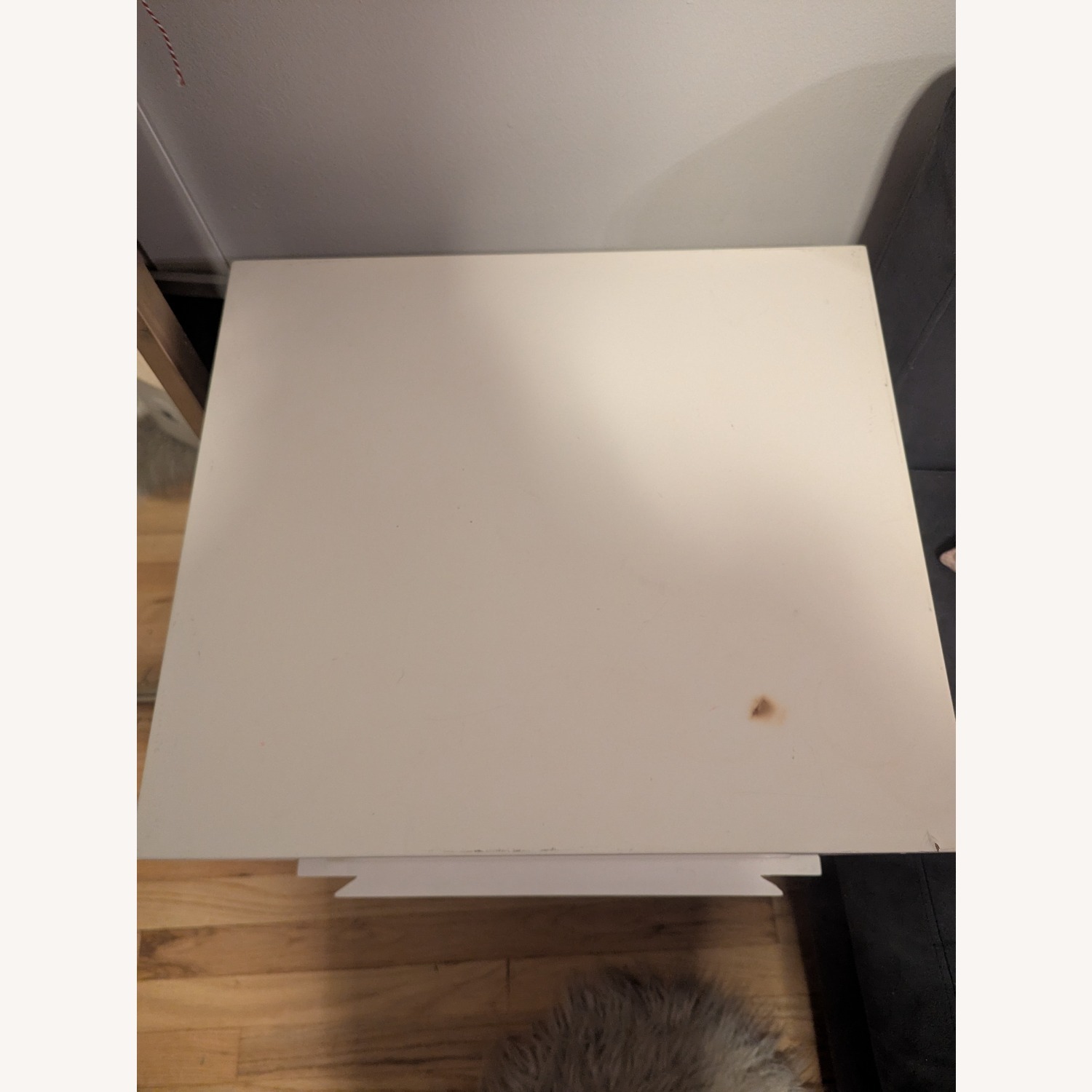 West Elm Gemini White Nightstand - image-3