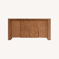 Crate & Barrel Natural Wood Sideboard