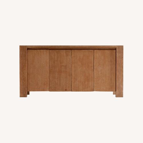 Used Crate & Barrel Natural Wood Sideboard for sale on AptDeco