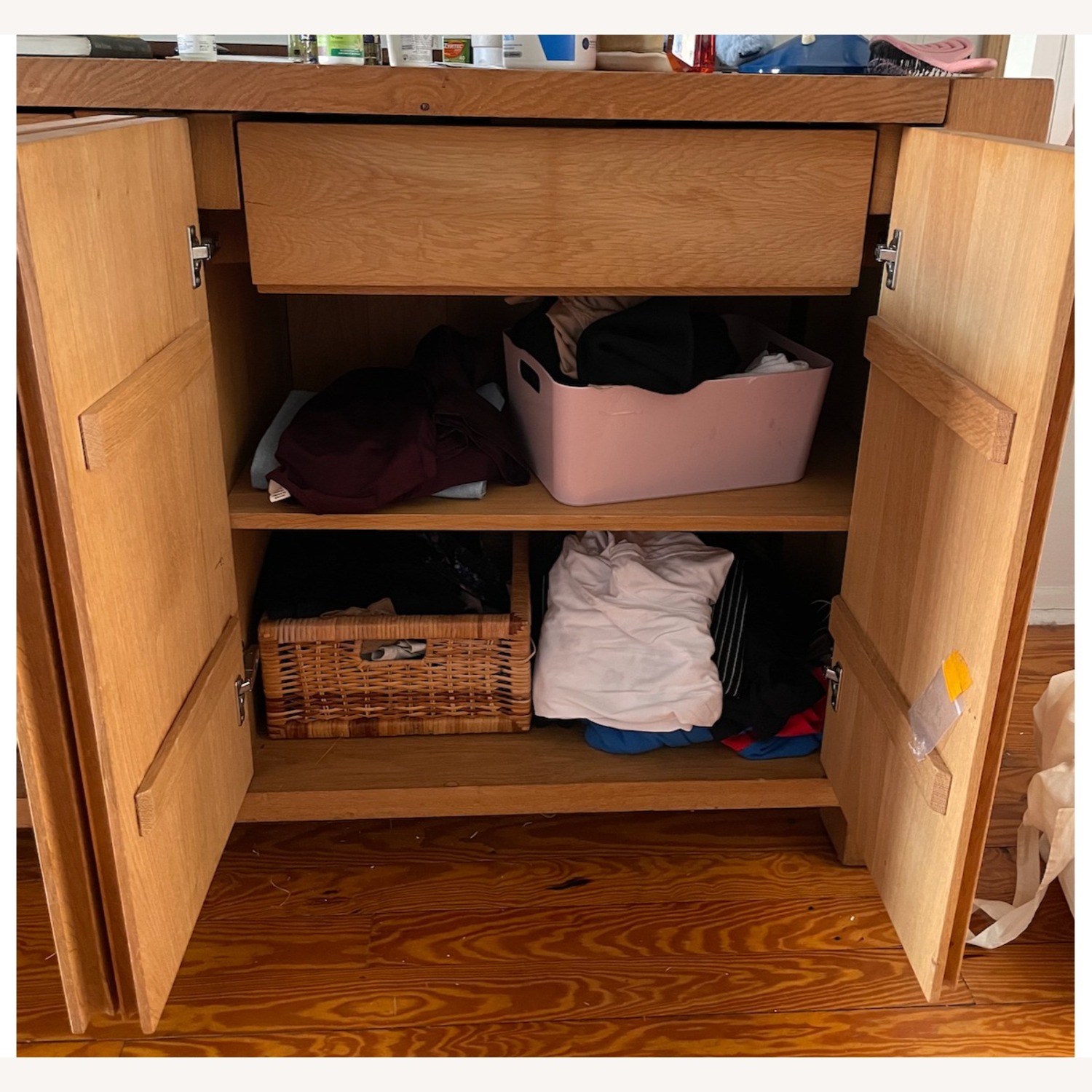 Crate & Barrel Natural Wood Sideboard - image-6