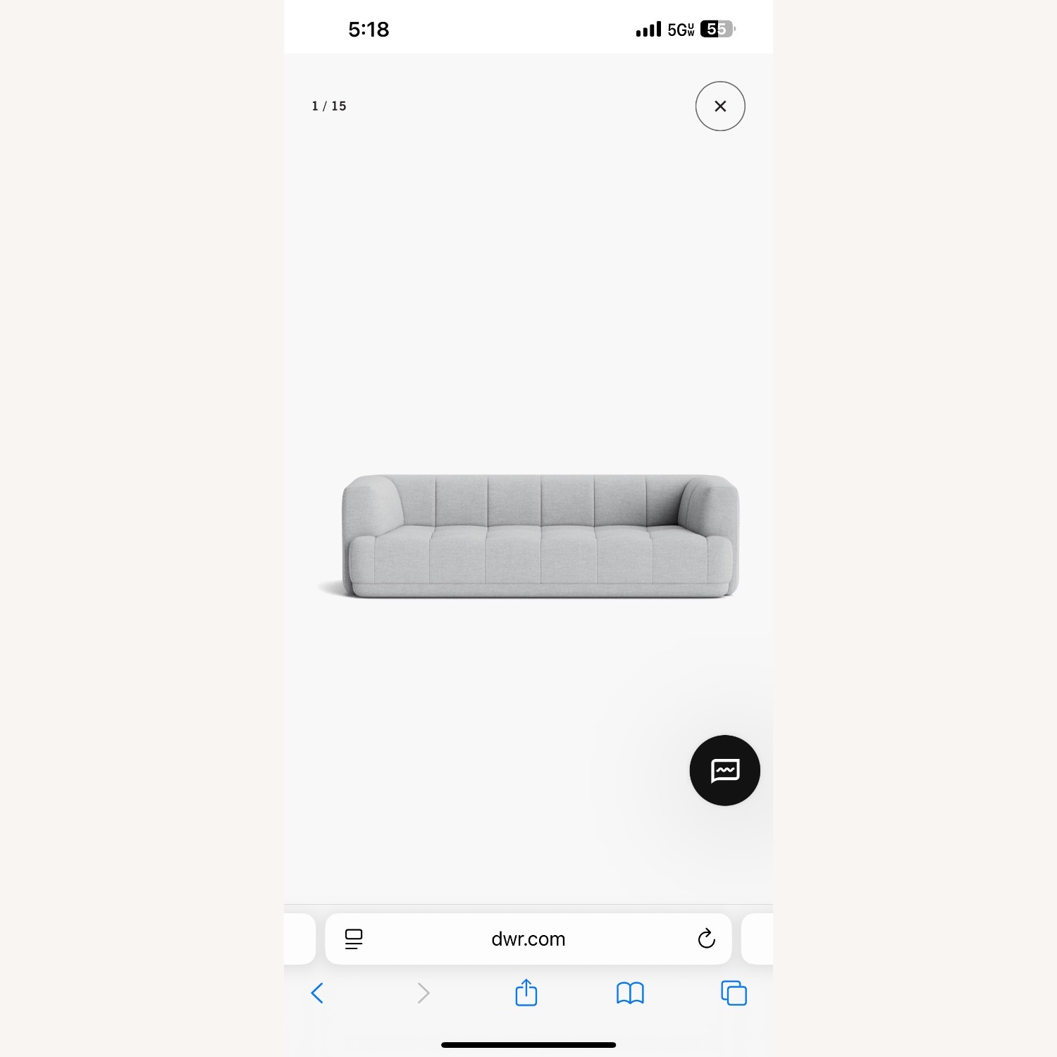 Design Within Reach Quinton 2.5 Seater - image-3