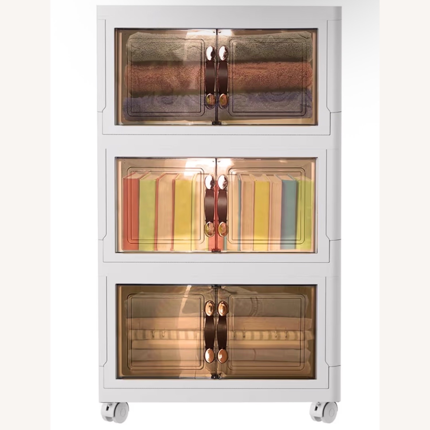 6-Tier Foldable Shoe Rack Organizer - image-0