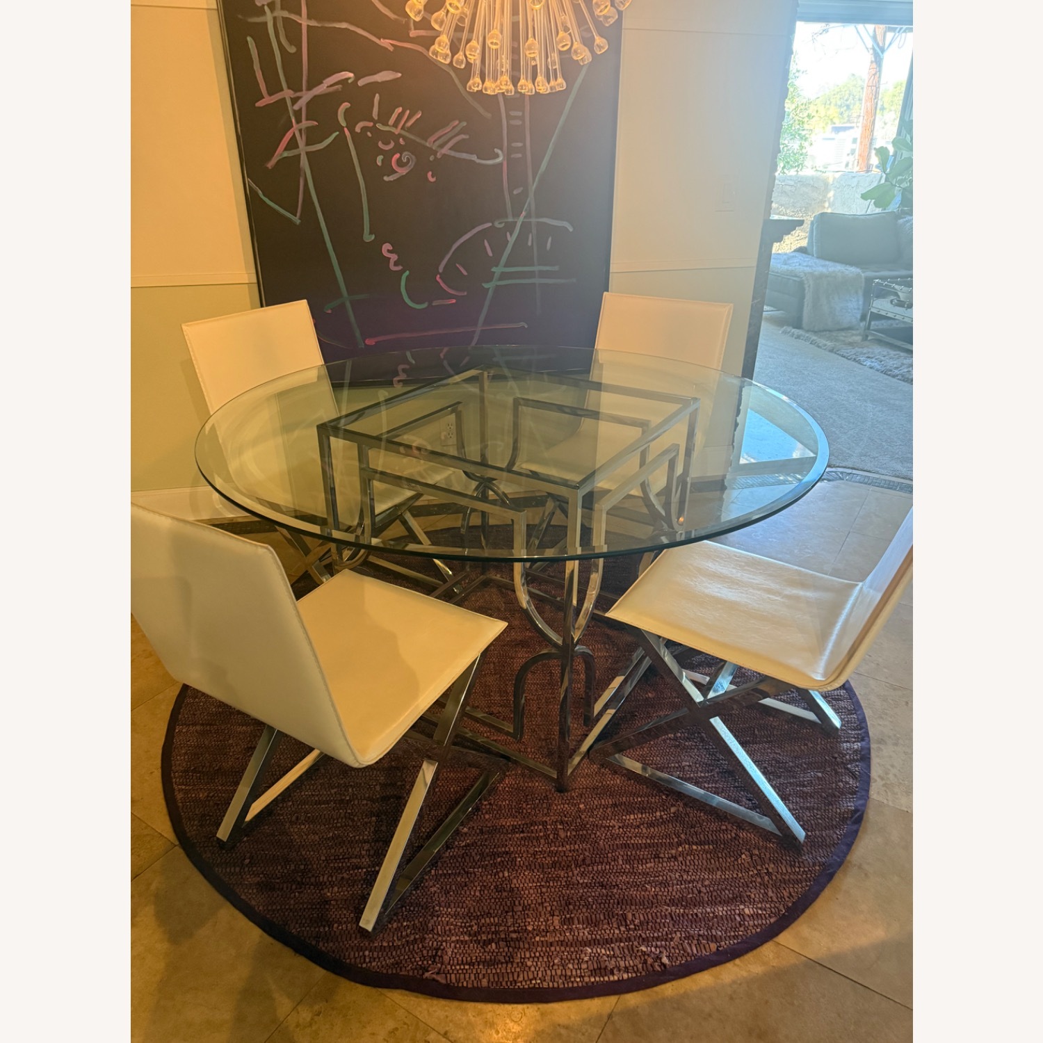 Transparent Metal Dining Sets - image-2