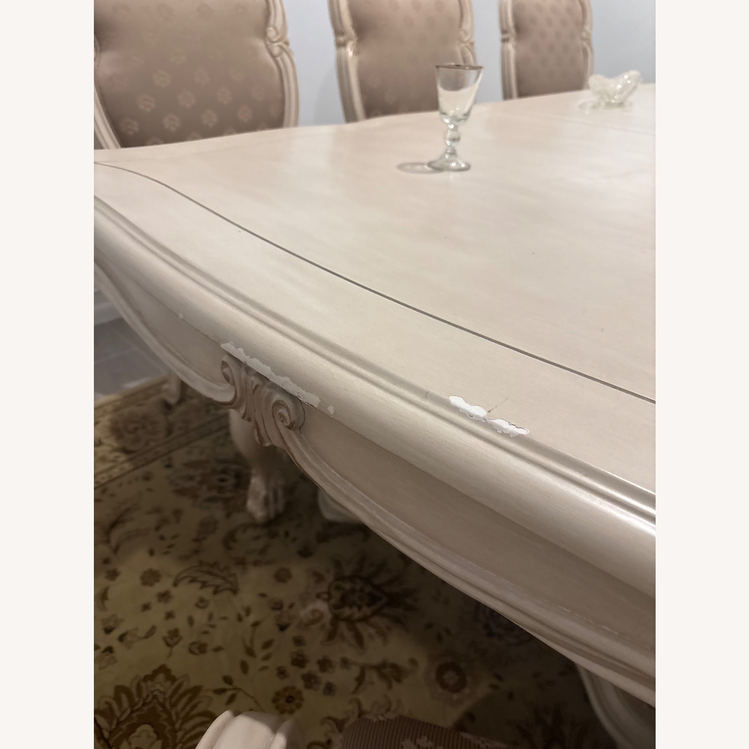 Formal Ivory 10 Piece Dining Set - image-3