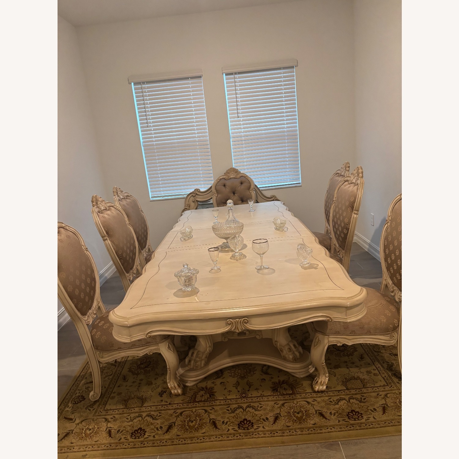 Formal Ivory 10 Piece Dining Set - image-0
