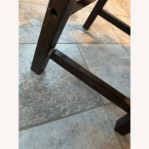 Used Dark Brown Dining Set for sale on AptDeco