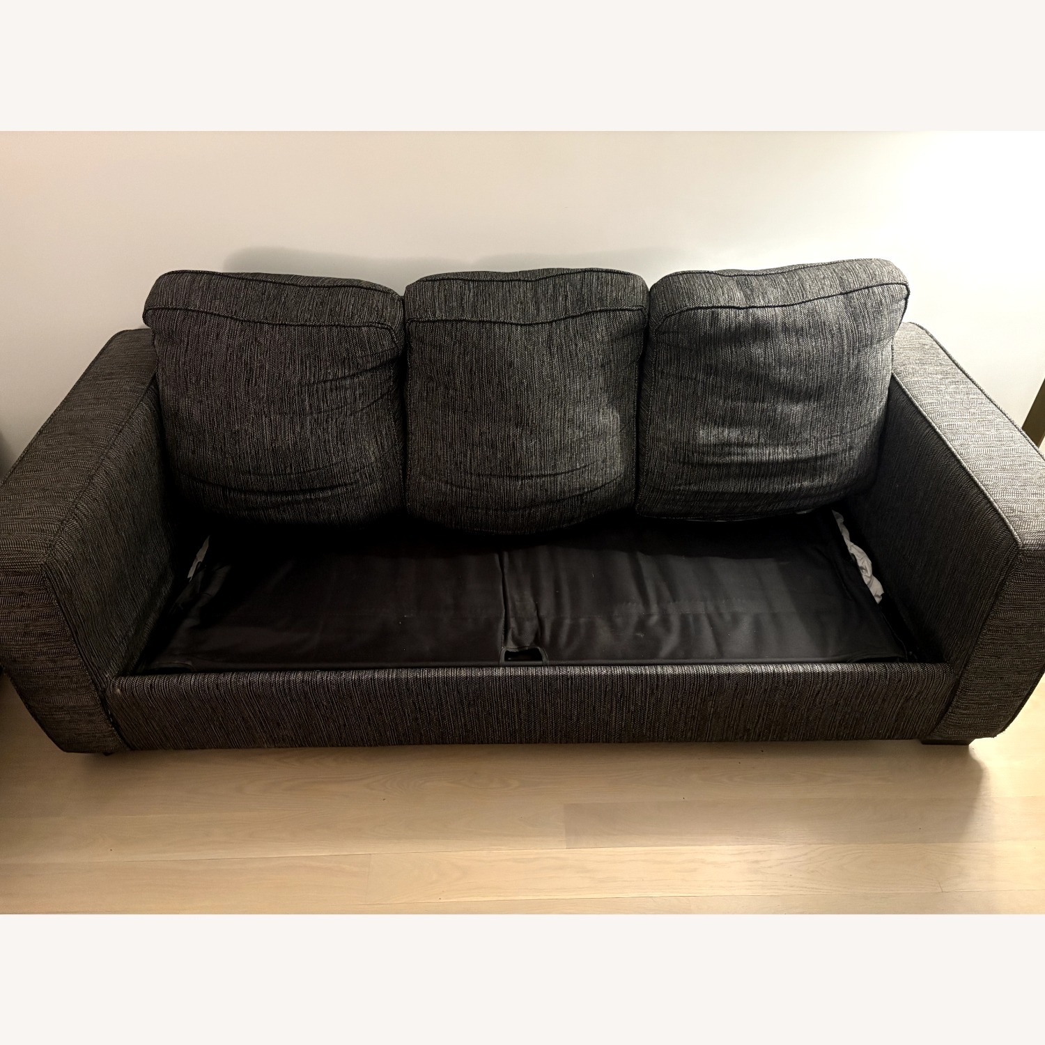 Raymour & Flanigan Dark Gray Fabric Sleeper Sofa - image-4