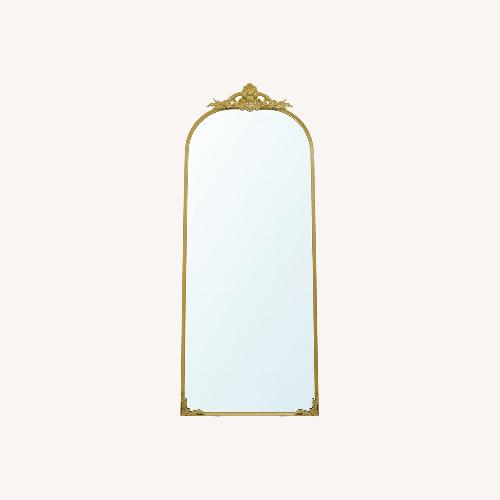 Used IKEA Gold Metal Floor Mirror for sale on AptDeco