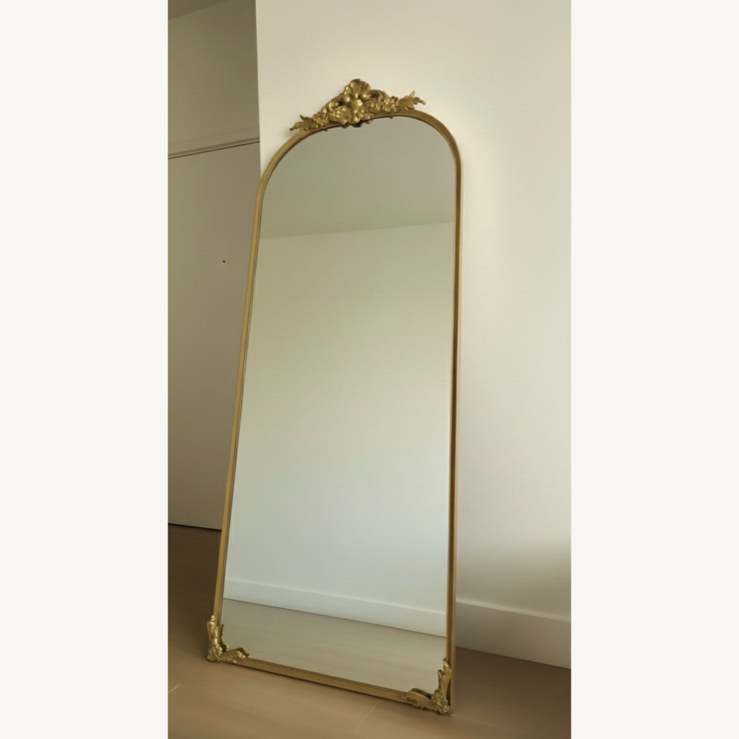 IKEA Gold Metal Floor Mirror - image-3
