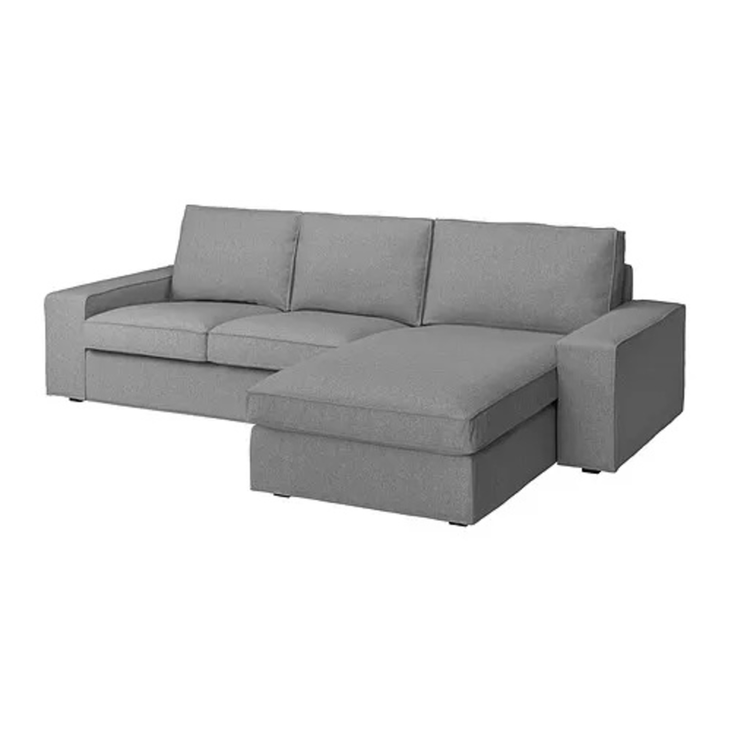 IKEA 3 Seat Sofa Gray  - image-4