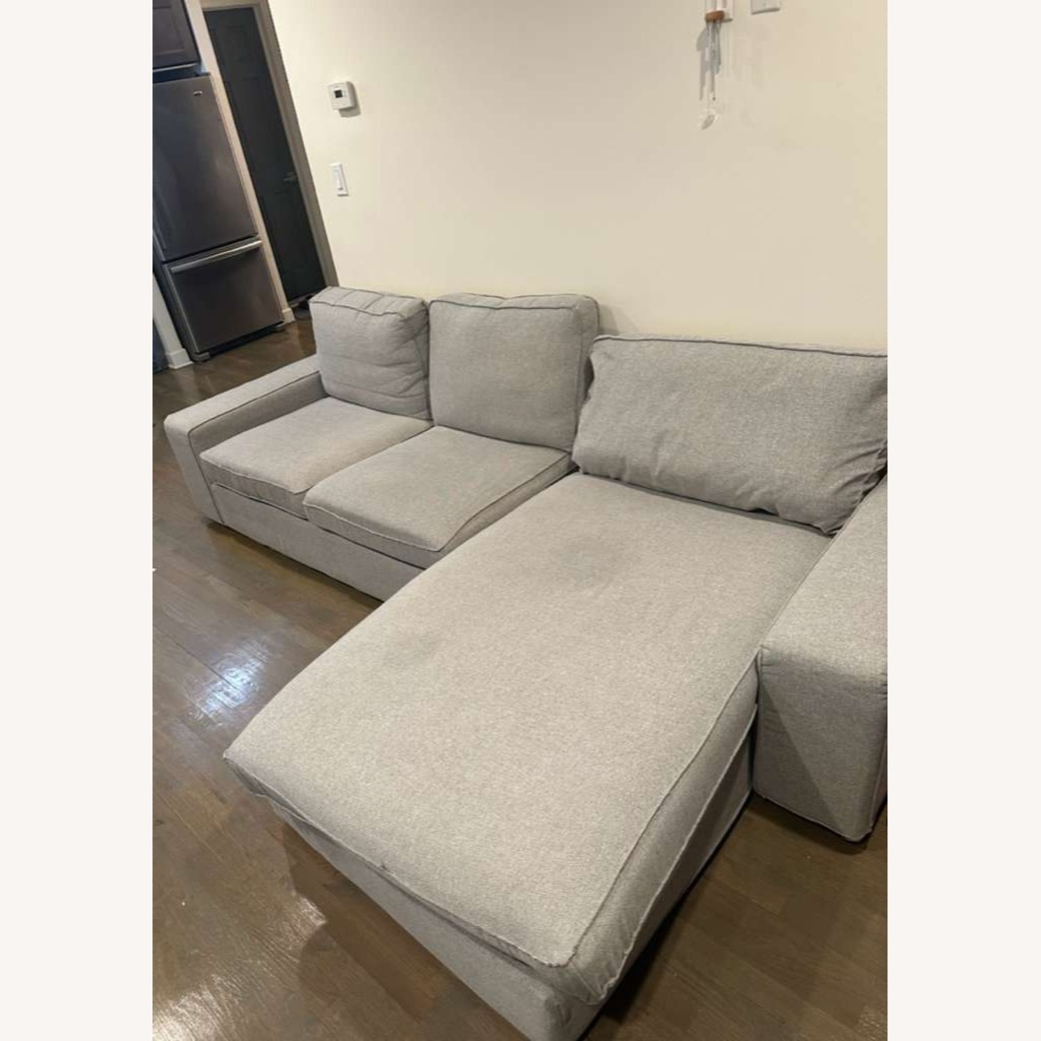 IKEA 3 Seat Sofa Gray  - image-3