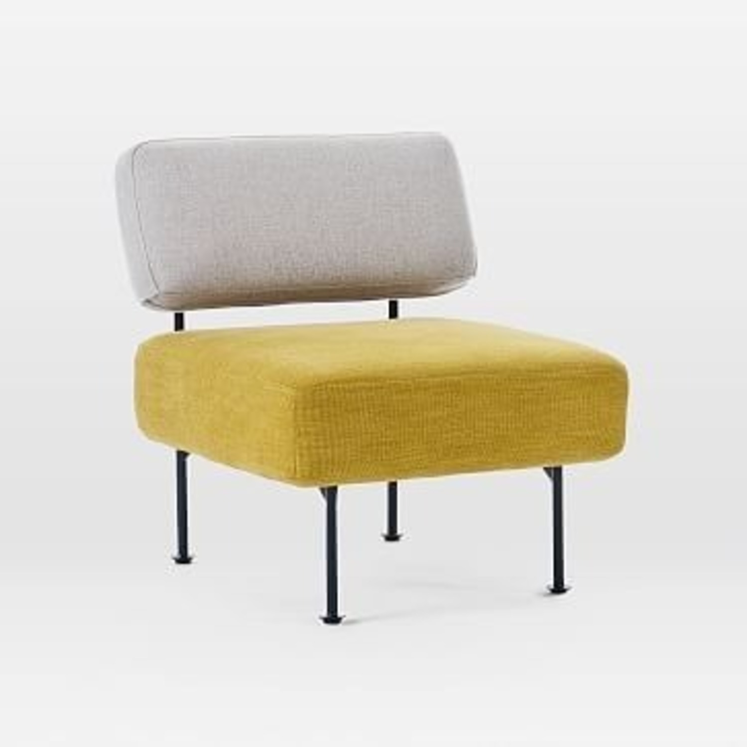 West Elm Yellow Ruby Slipper Chair - image-0
