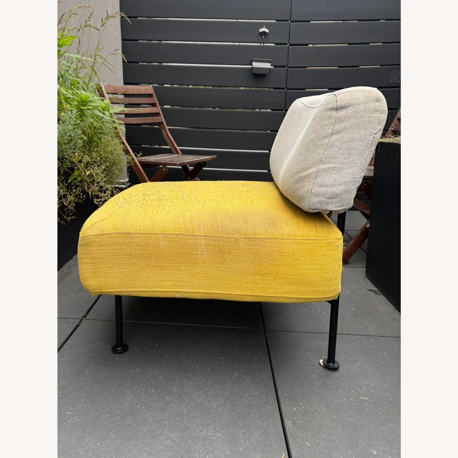 West Elm Yellow Ruby Slipper Chair - image-2