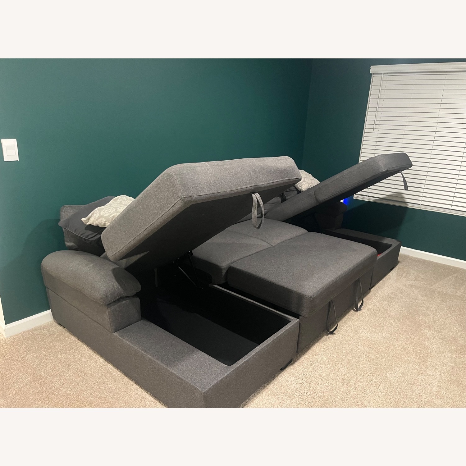 Ashley Furniture Dark Gray 3+ Piece Sectional - image-2