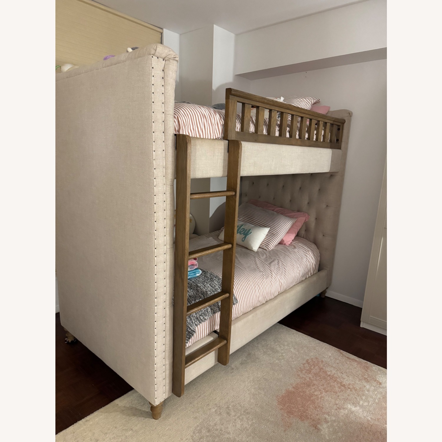 Restoration Hardware Chesterfield Bunk Bed - image-3