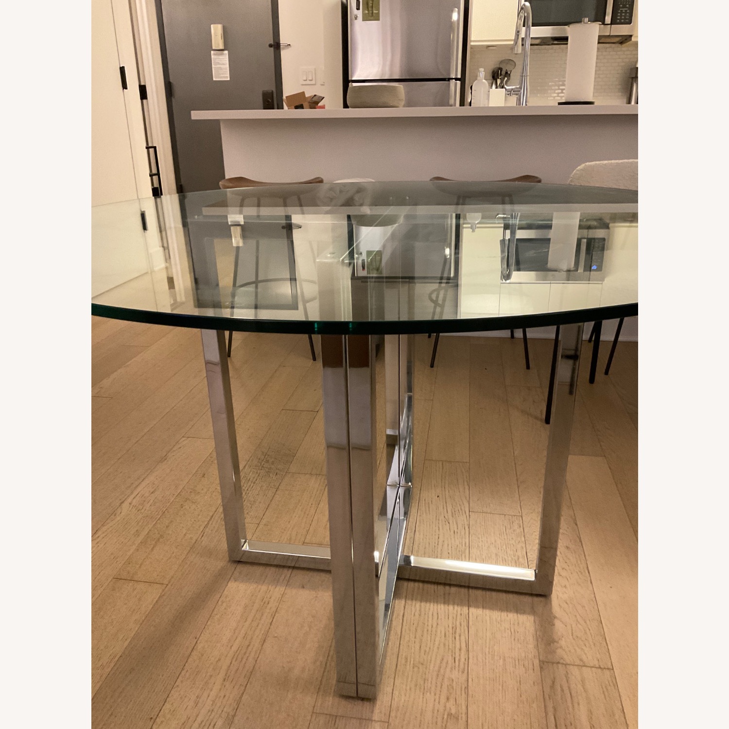 CB2 Silverado 47" Round Dining Table - image-3