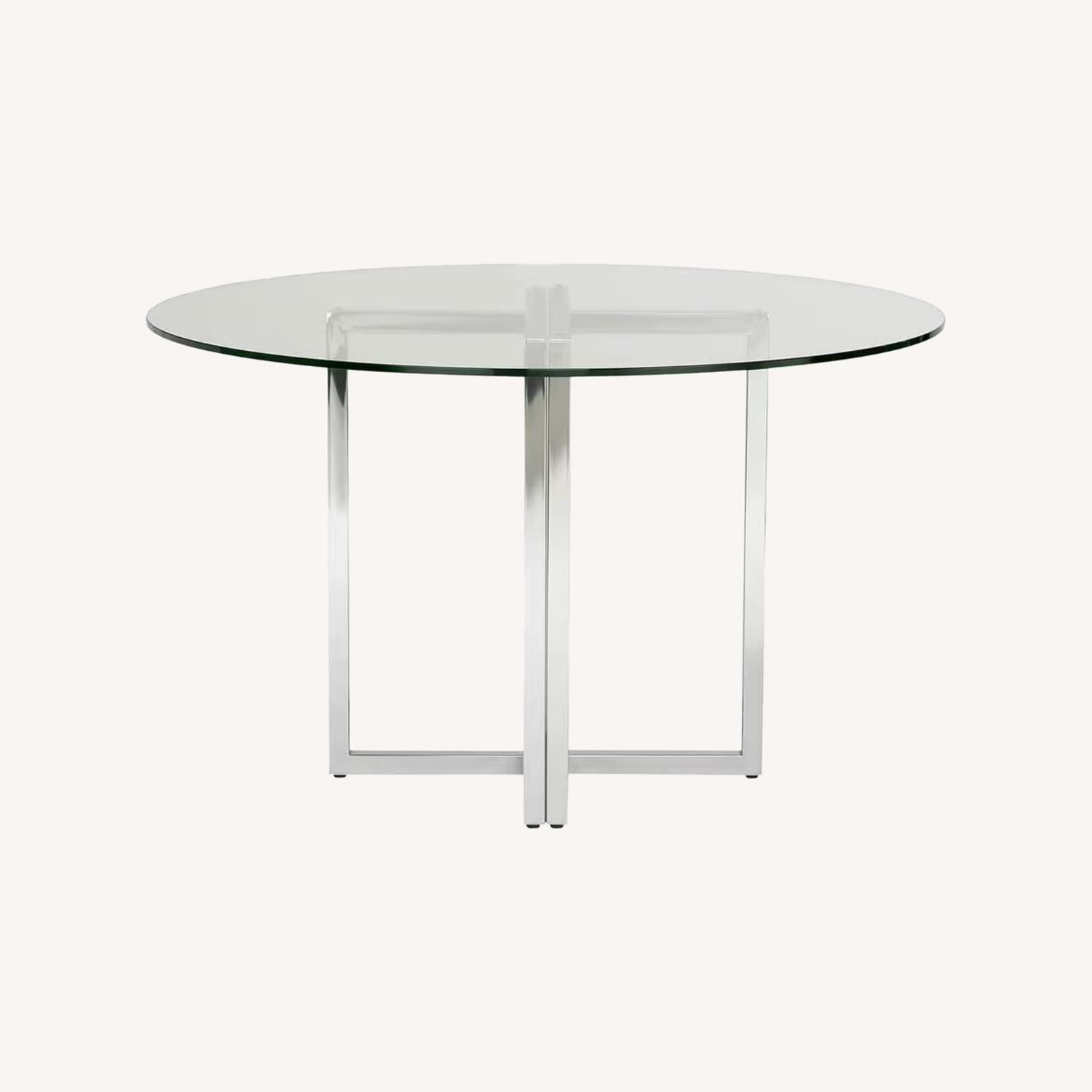 CB2 Silverado 47" Round Dining Table - image-0