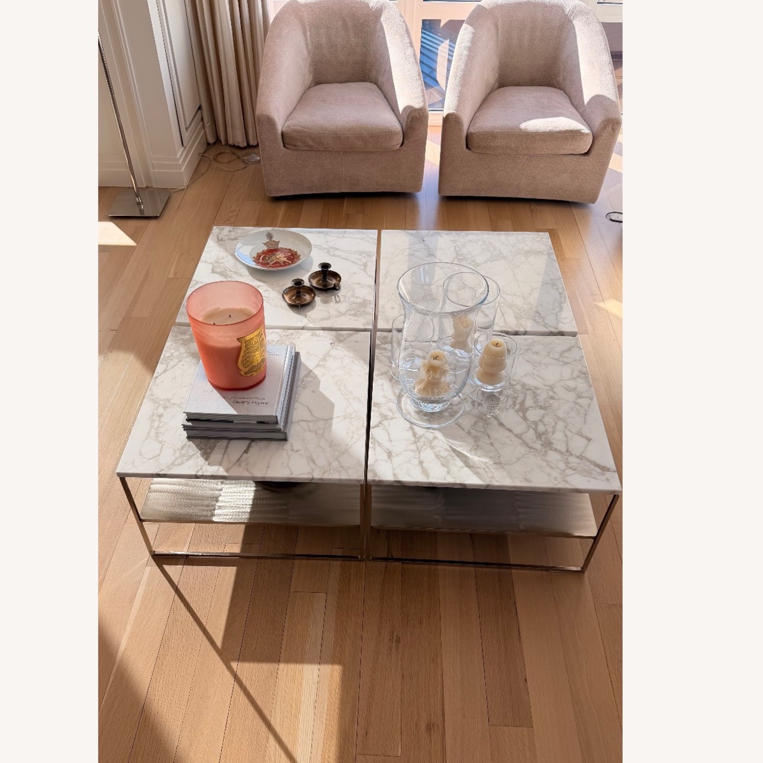 Minotti Marble Coffee Table - image-0