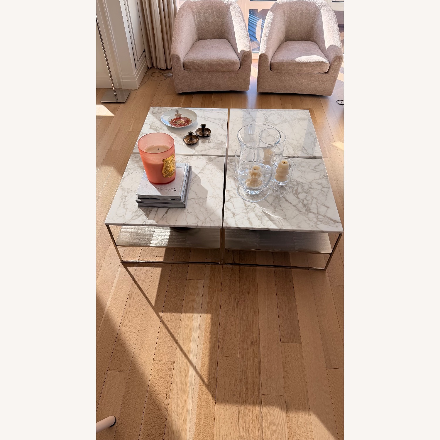 Minotti Marble Coffee Table - image-1