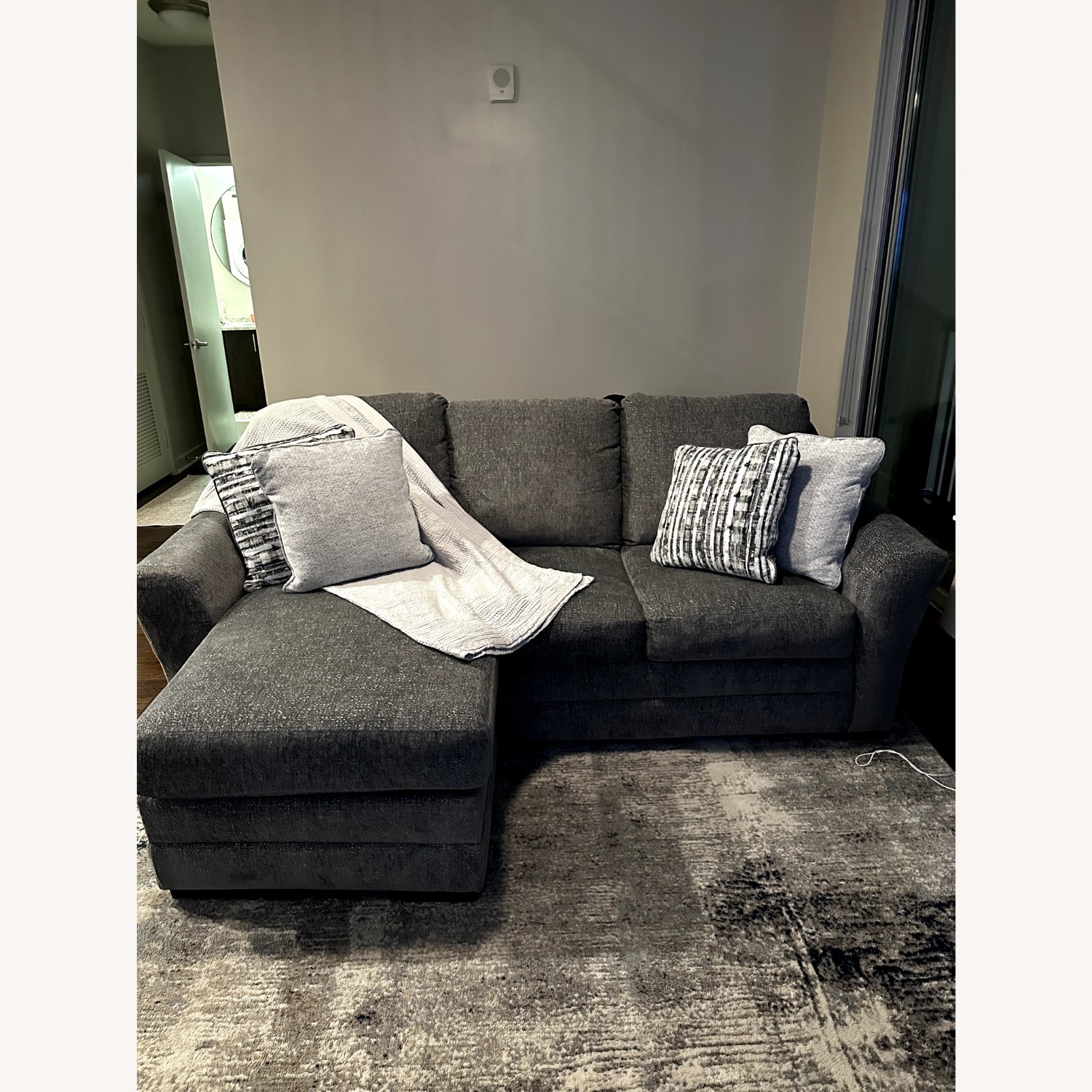 Ashley Furniture Dark Gray Sleeper Sofa - image-2