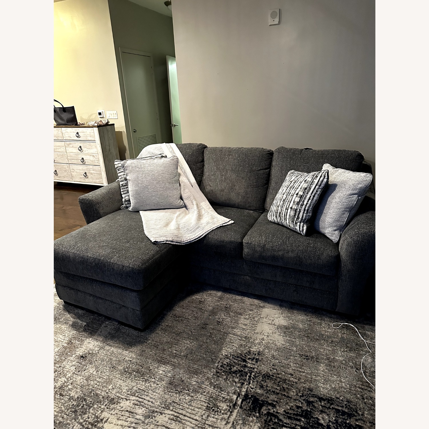 Ashley Furniture Dark Gray Sleeper Sofa - image-3