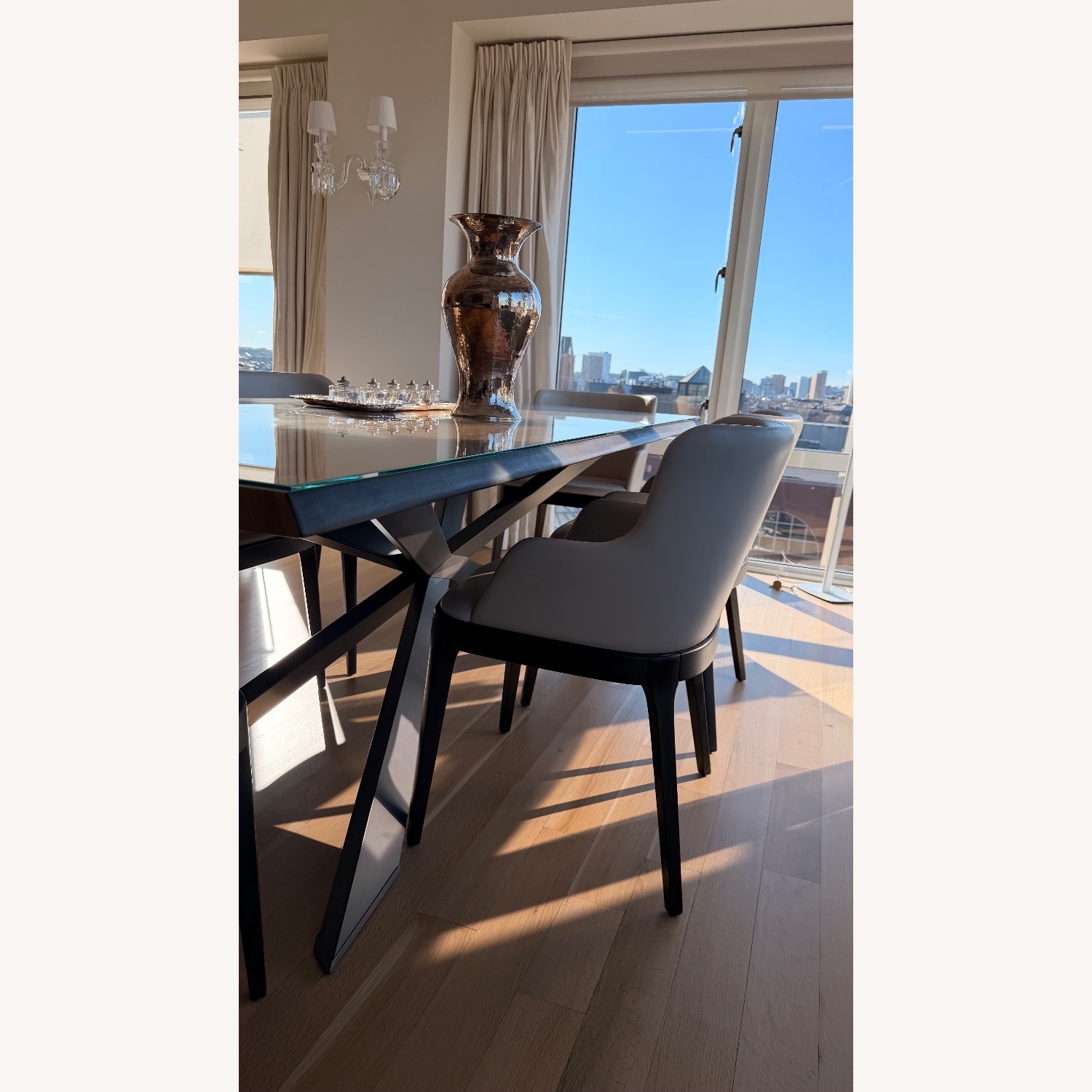 Cattelan Italia Dark Brown Wood Dining Set - image-3