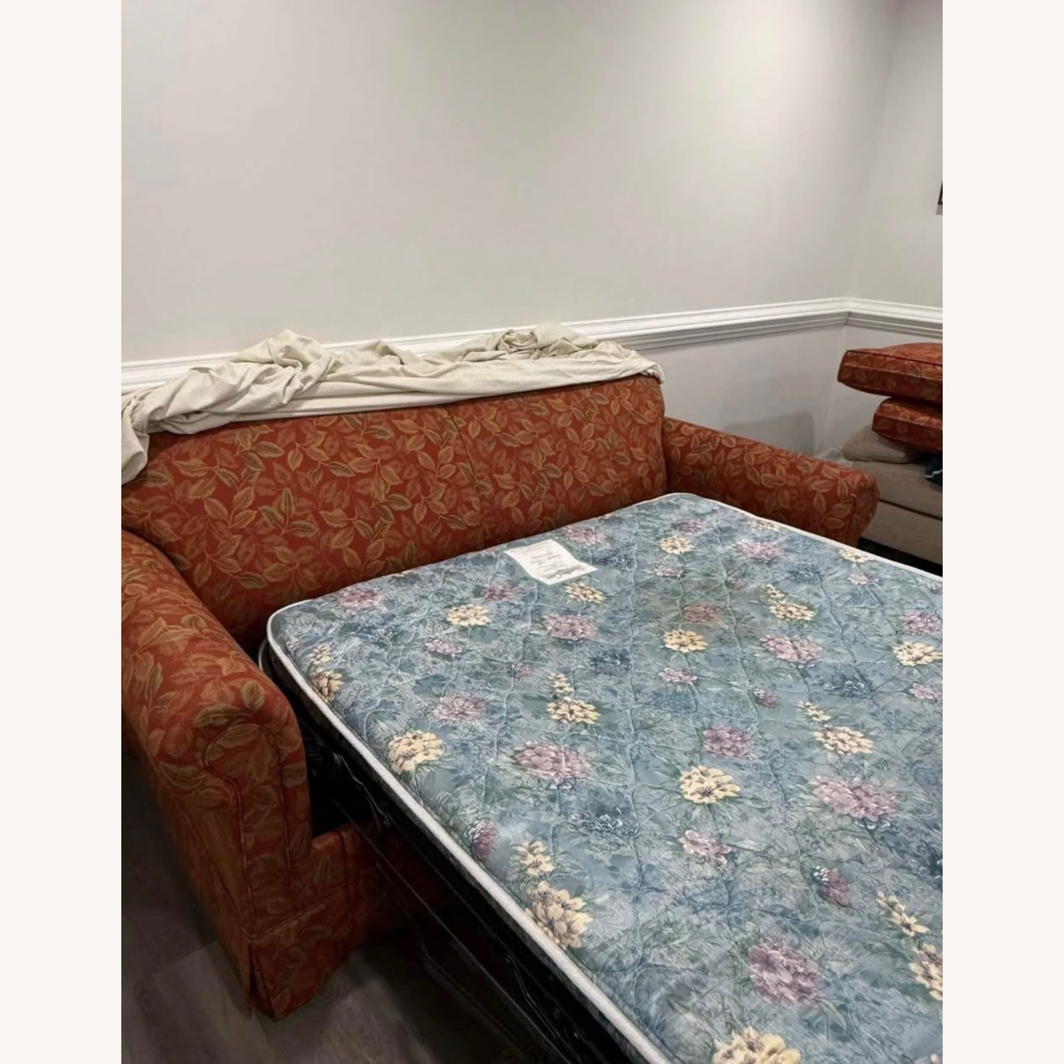 Red 3+ Seater Sofa - image-4