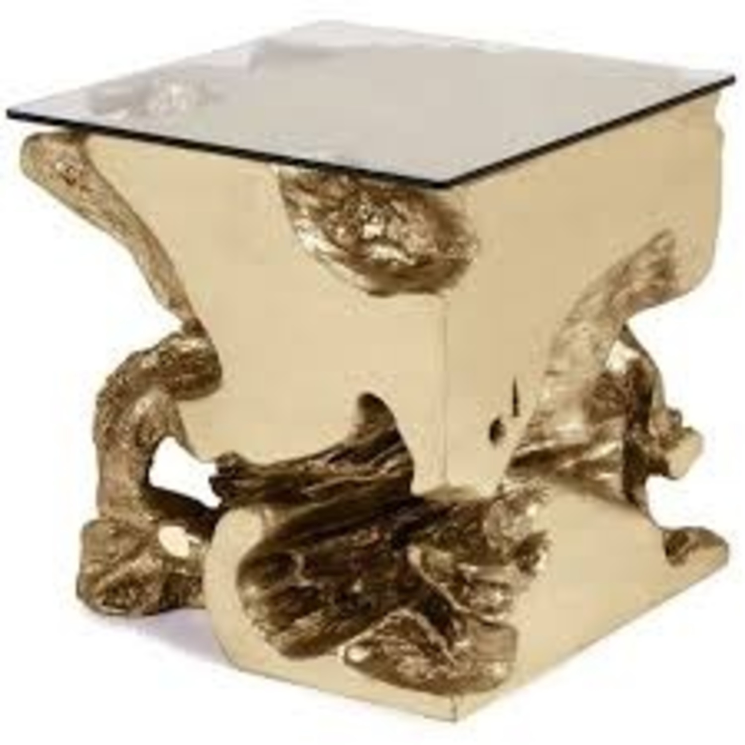 Z Gallerie Sequoia End Table Gold - image-4