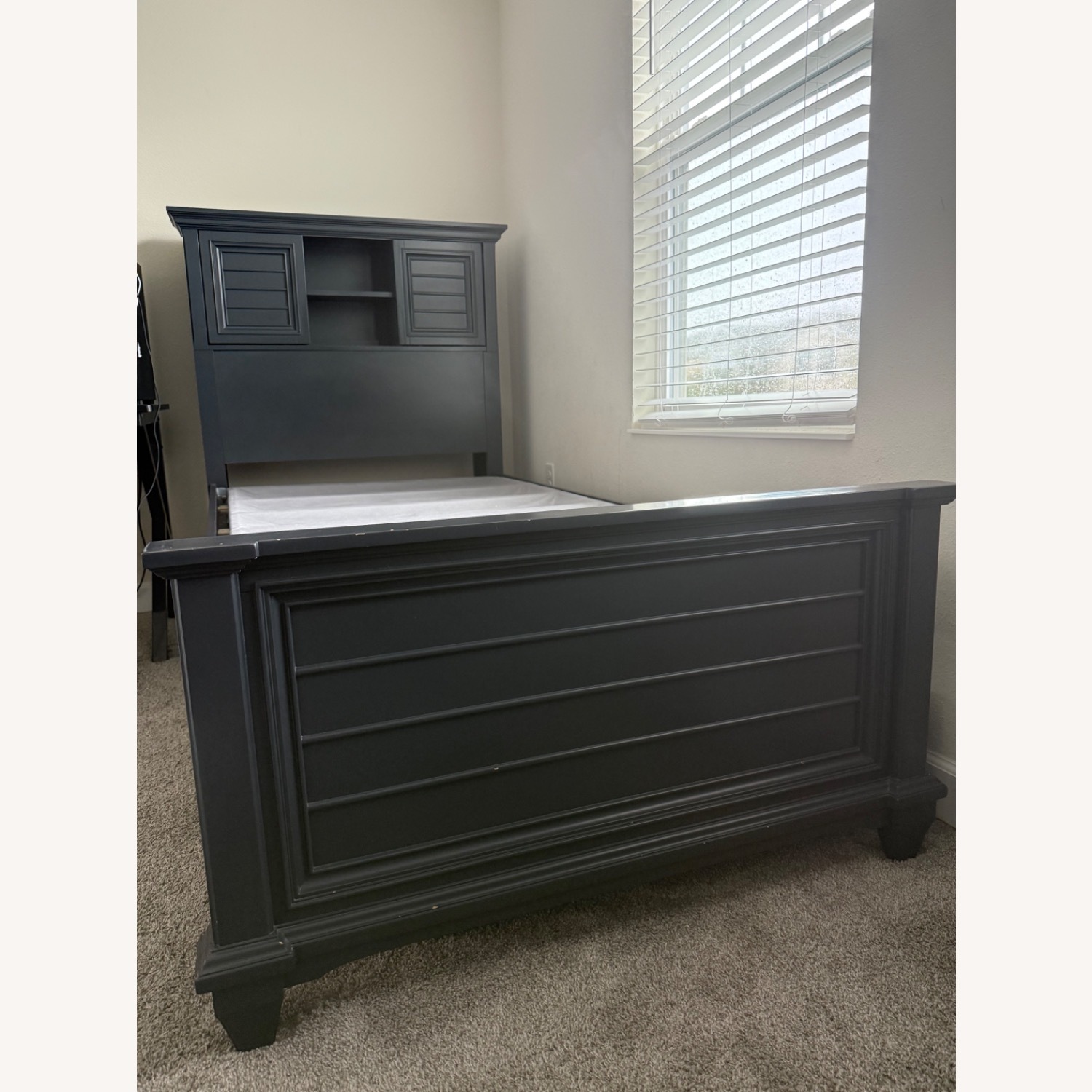 Rooms To Go Cubby Bookcase Headboard Bed - image-1