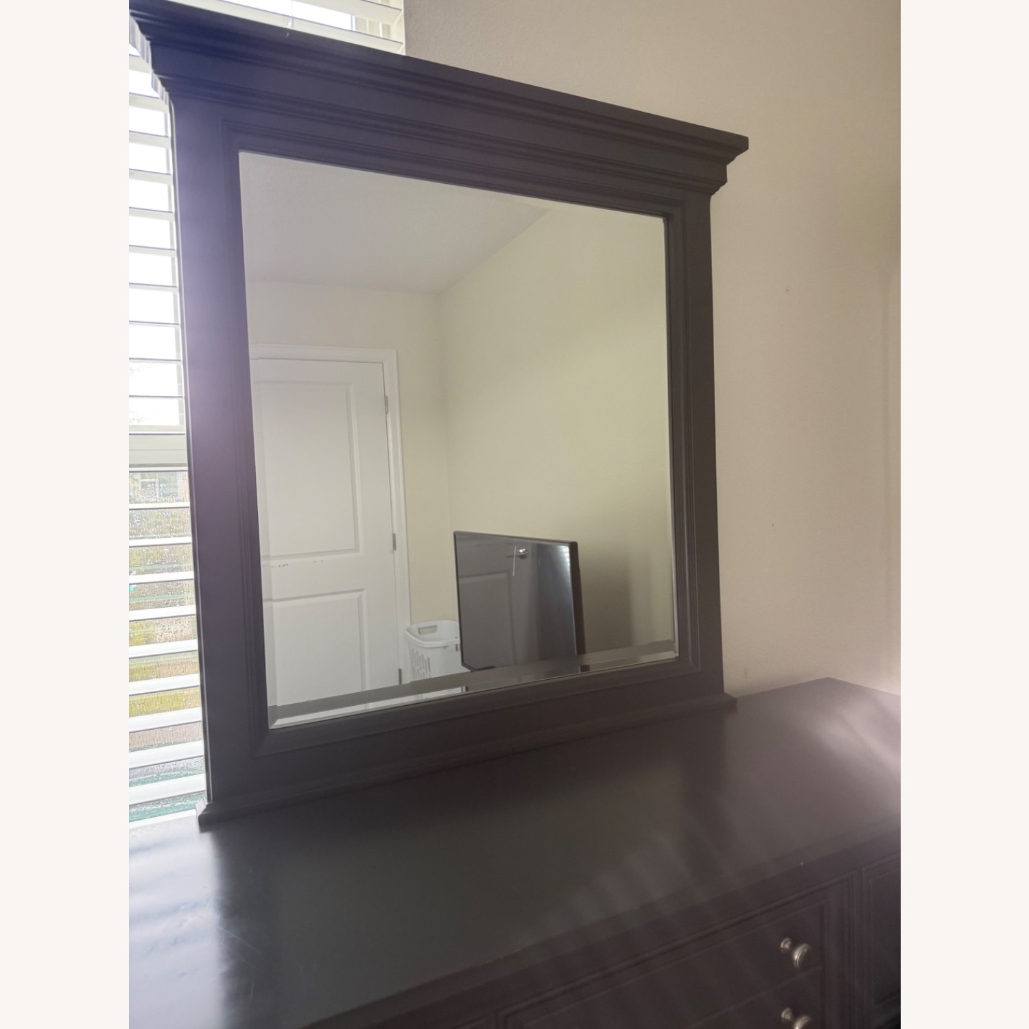 Rooms To Go Blue Wood Dresser with Mirror  - image-5