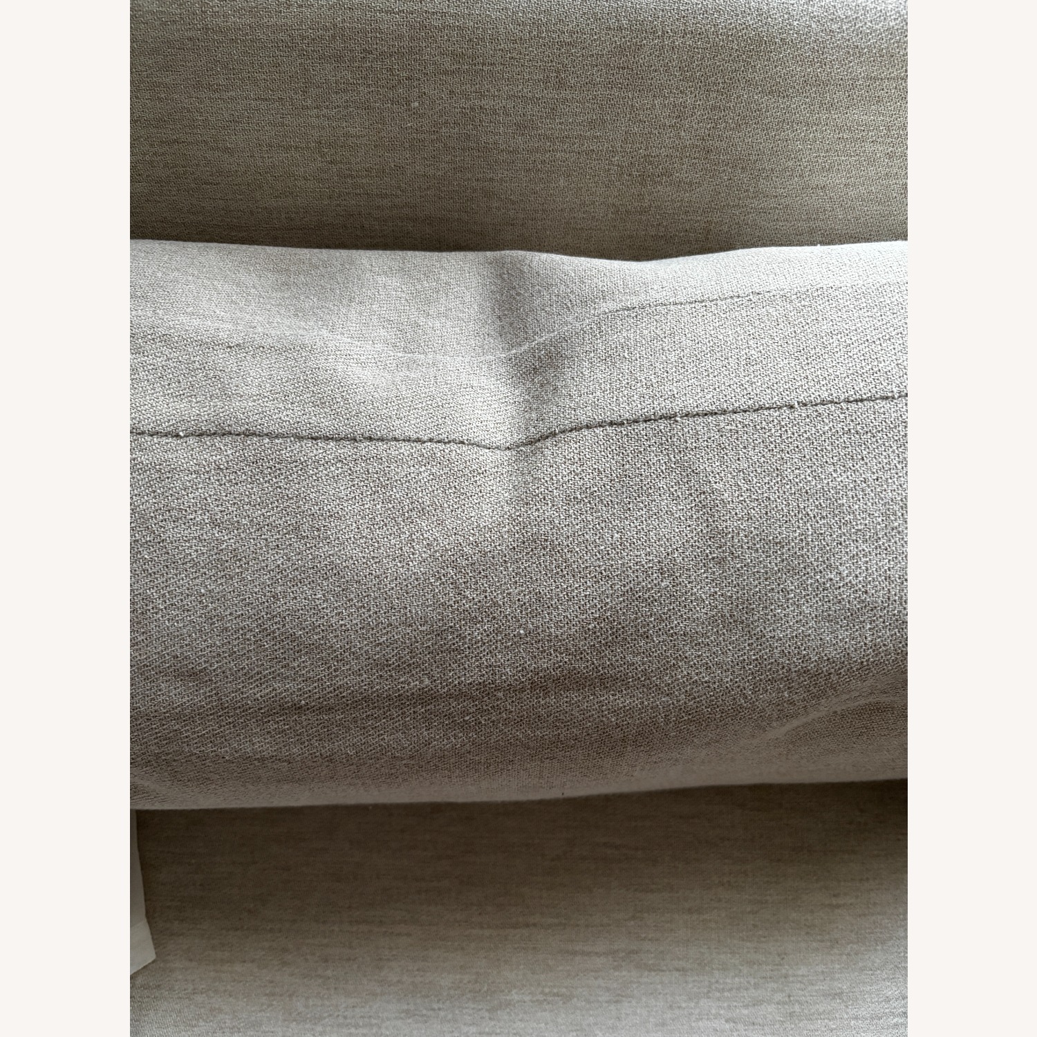 West Elm Marin White Fabric 3+ Seater Sofa - image-13