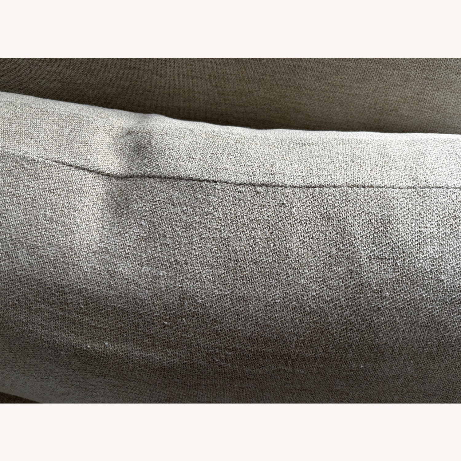 West Elm Marin White Fabric 3+ Seater Sofa - image-8