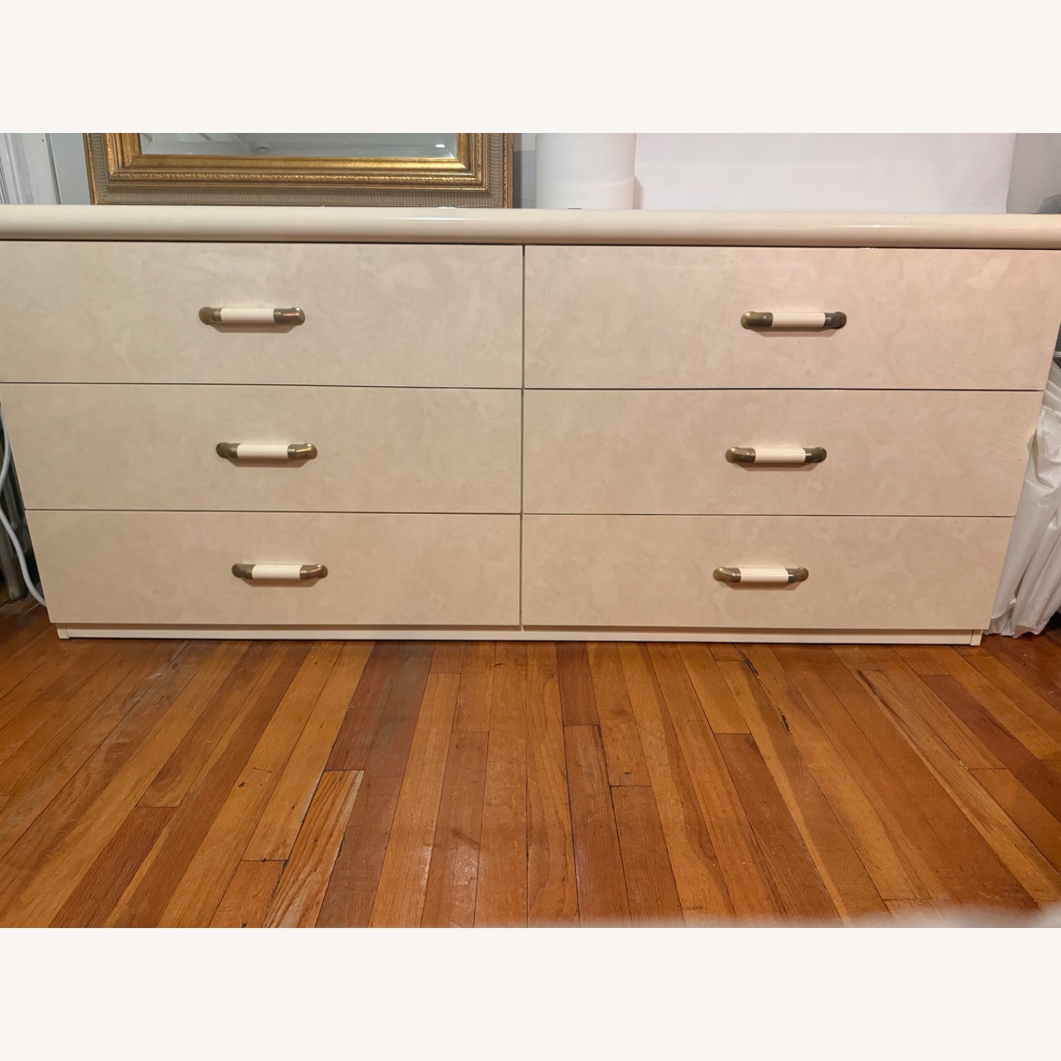 Vintage/Antique Natural Armoire - image-1