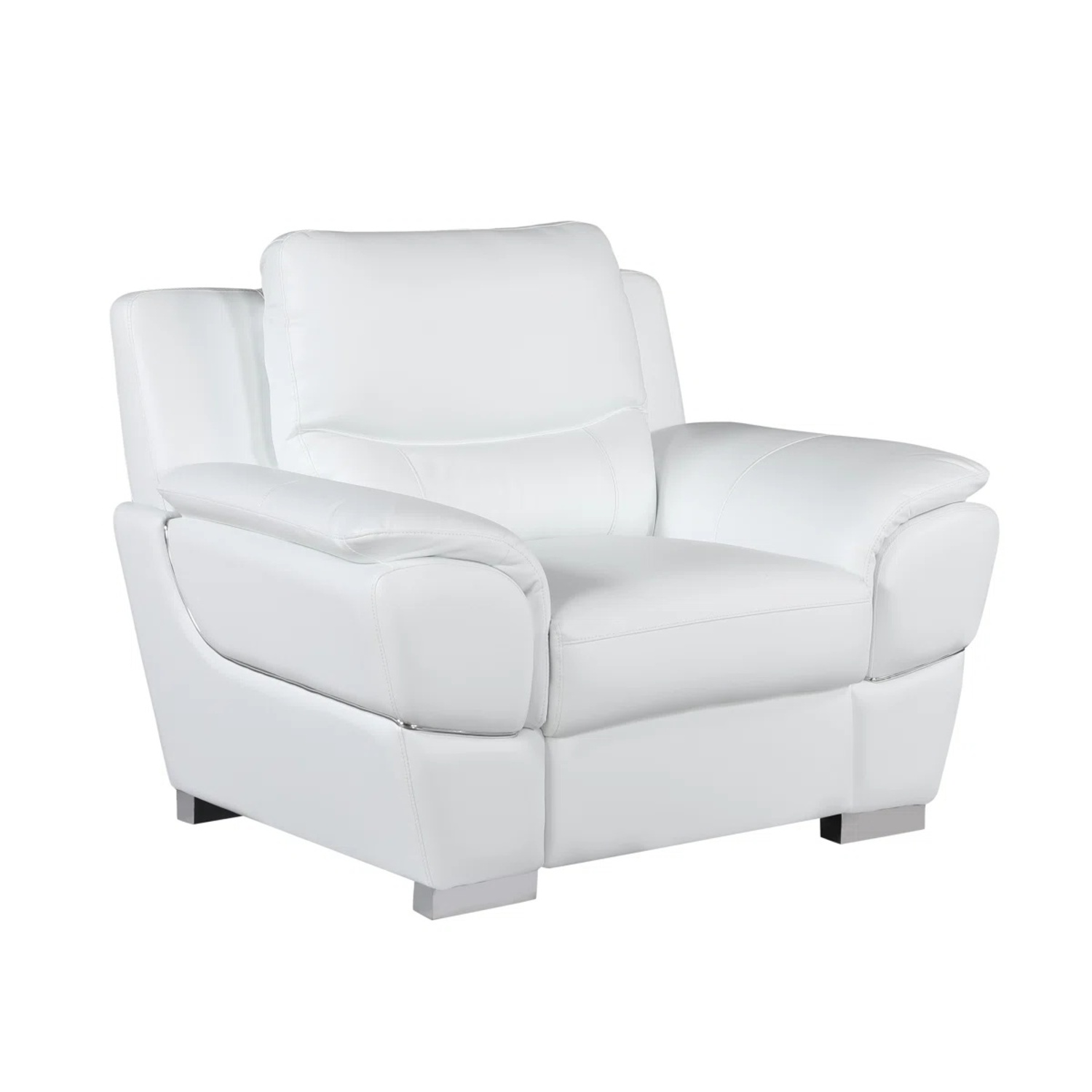 Henton Genuine Leather Armchair - image-5