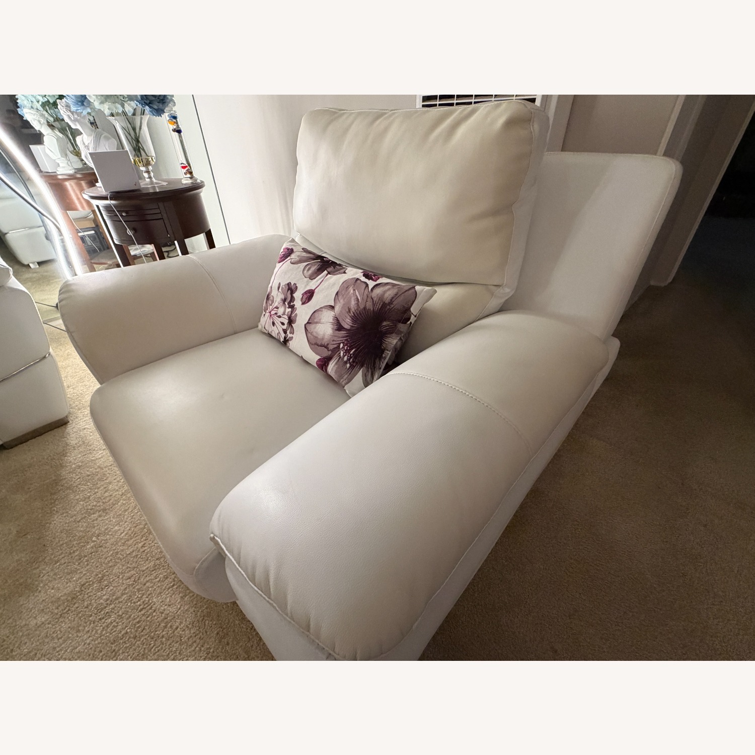 Henton Genuine Leather Armchair - image-3