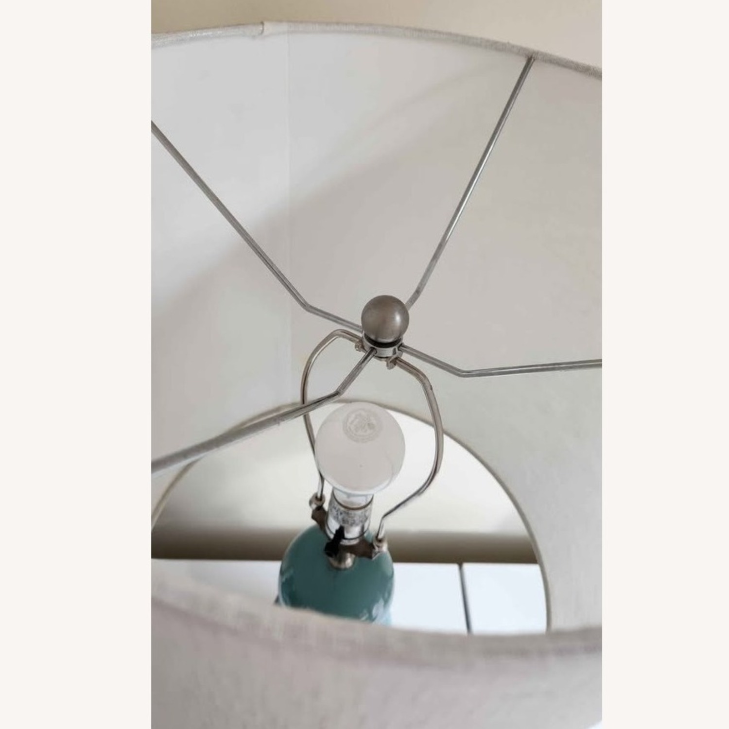 Blue Ceramic Table Lamps - image-2