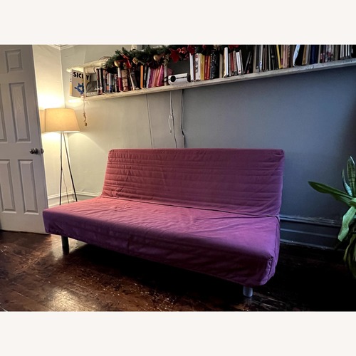 Used IKEA Beddinge / Lovas Purple Fabric Futon for sale on AptDeco