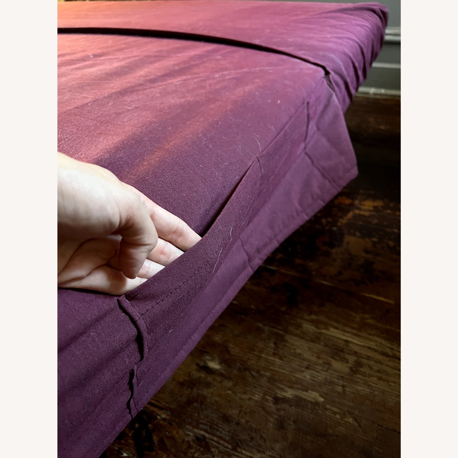 IKEA Beddinge / Lovas Purple Fabric Futon - image-3