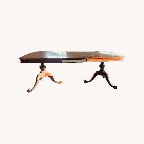 Used Vintage/Antique Finds Dark Brown Dining Table for sale on AptDeco
