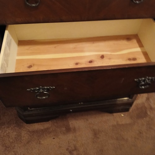 Used Dark Brown Wood Dresser for sale on AptDeco