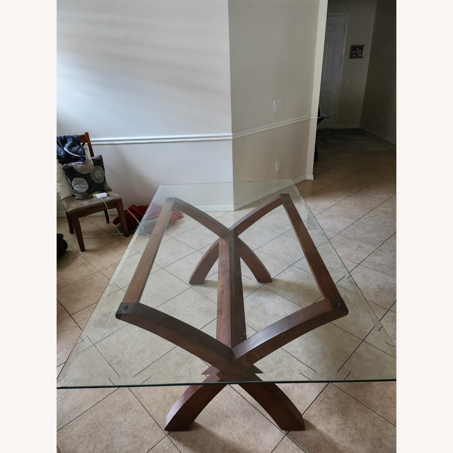 Light Brown Wood Dining Table - image-10