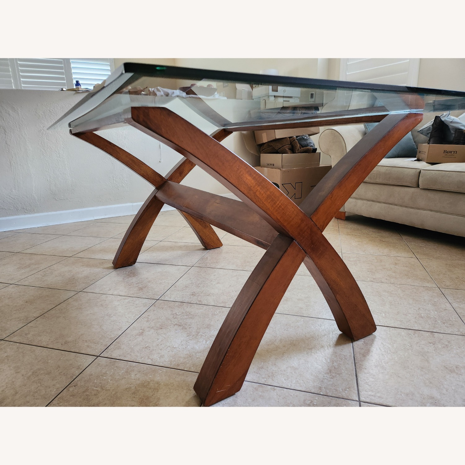 Light Brown Wood Dining Table - image-18