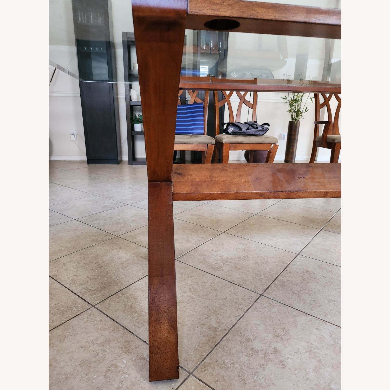 Light Brown Wood Dining Table - image-15