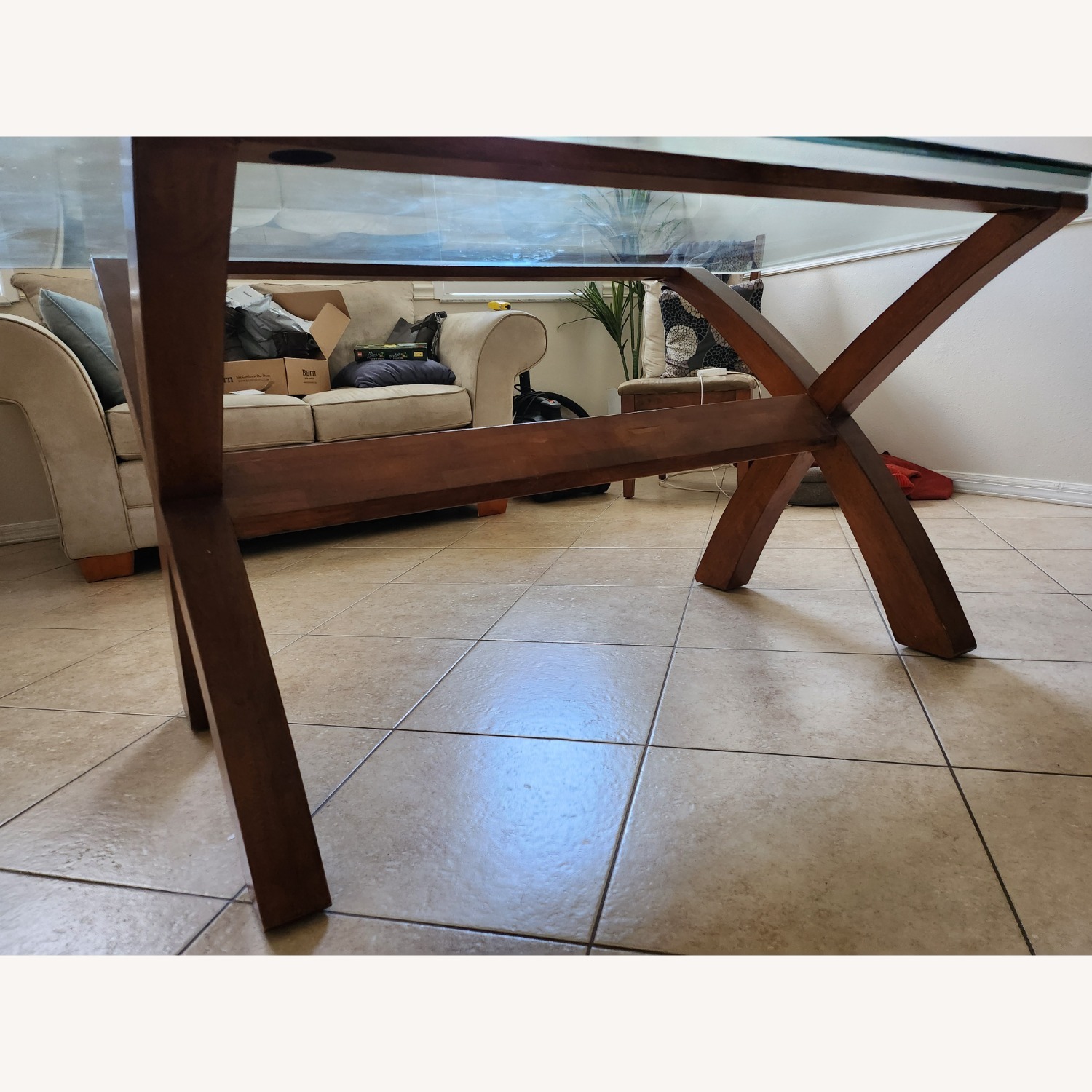 Light Brown Wood Dining Table - image-17