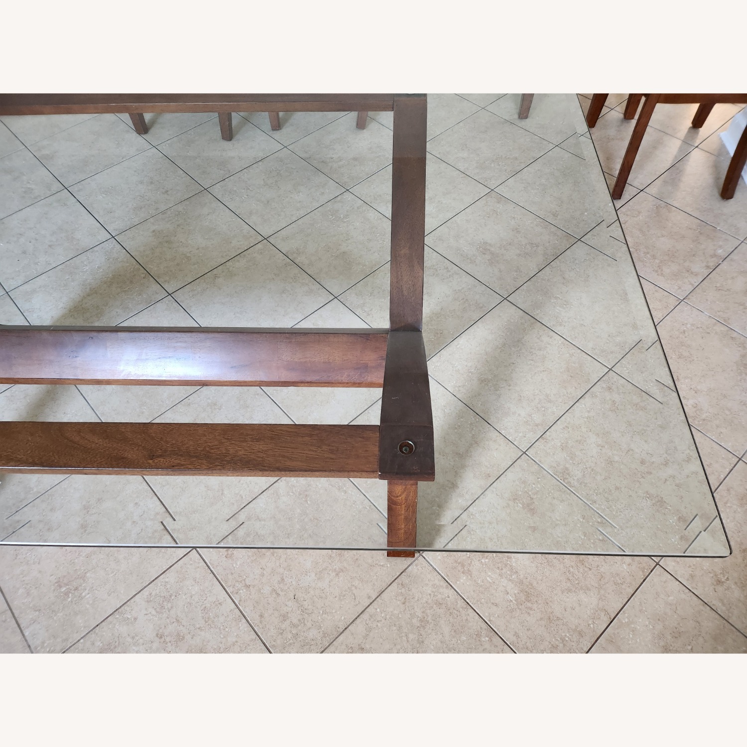 Light Brown Wood Dining Table - image-19