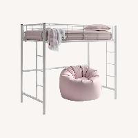 Wayfair Mack & Milo White Metal Bunk Bed