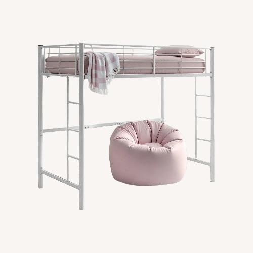 Used Wayfair Mack & Milo White Metal Bunk Bed for sale on AptDeco