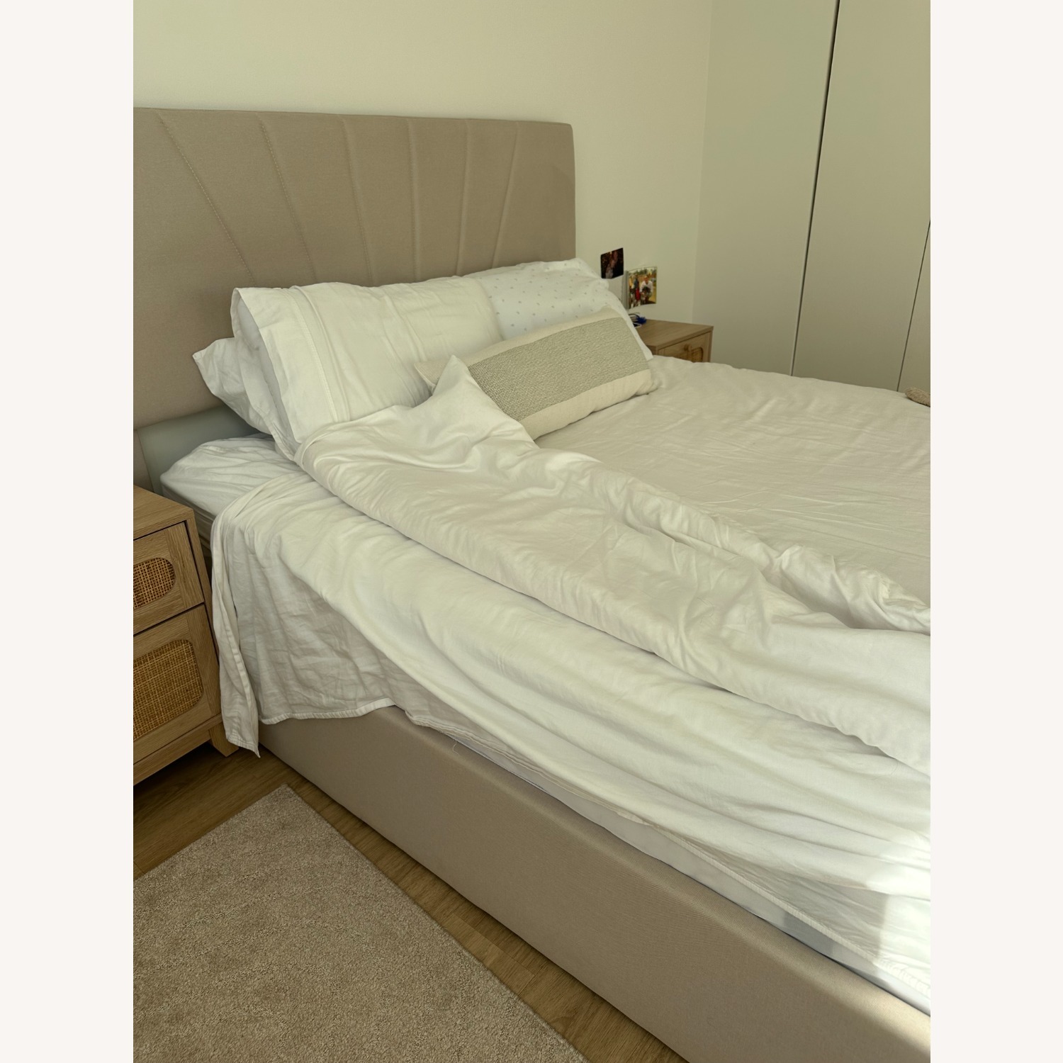 Target Queen Bed Beige - image-4